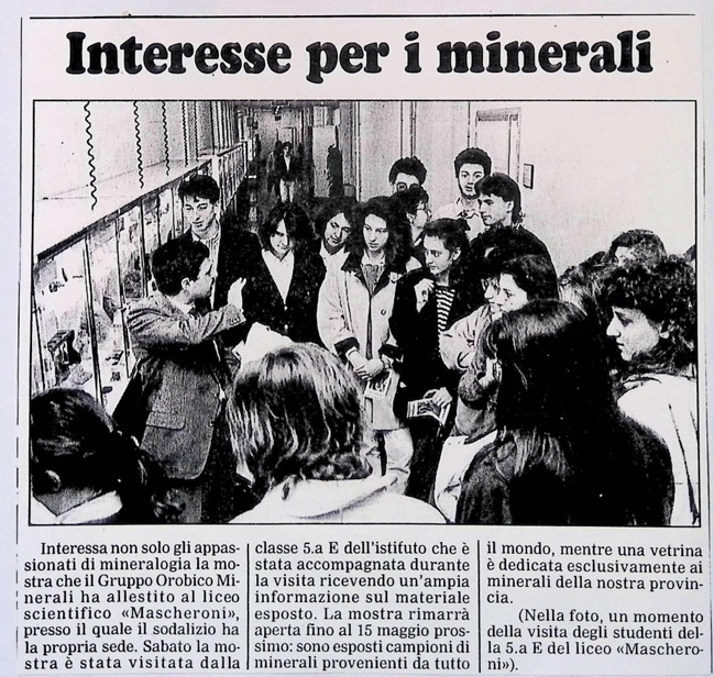 1982.04.24 Interesse Per I Minerali