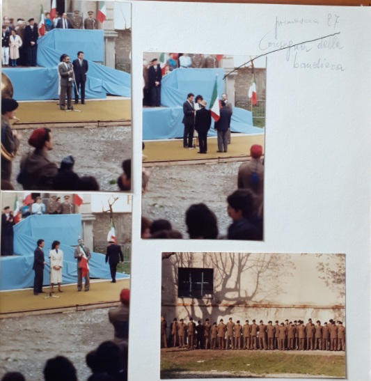 1985 1986 Cerimonia Di Consegna Della Bandiera 1