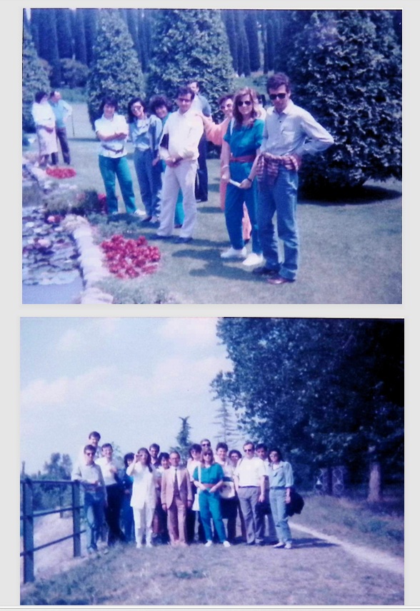 1985 1986 Gita Scolastica Professori Al Parco Sigurtà