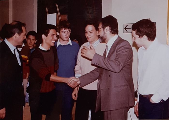 1985 1986 Persone Di Mauro Con Studente