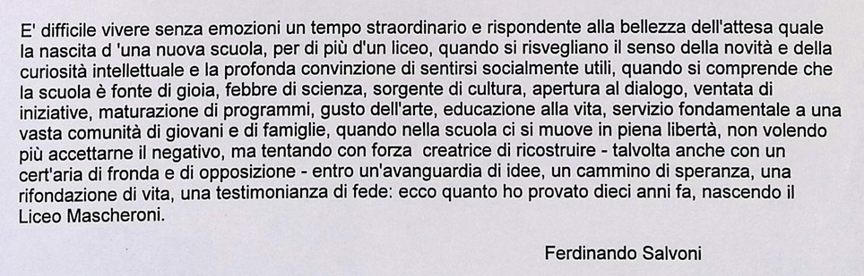 1985.00.00 I Primi Giorni Di Scuola (Ferdinando Salvoni)