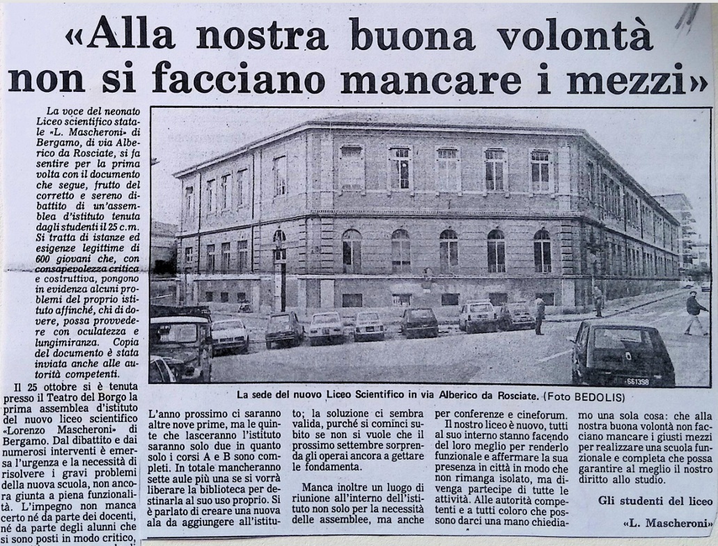 1985.10.25 Prima Assemblea D Istituto