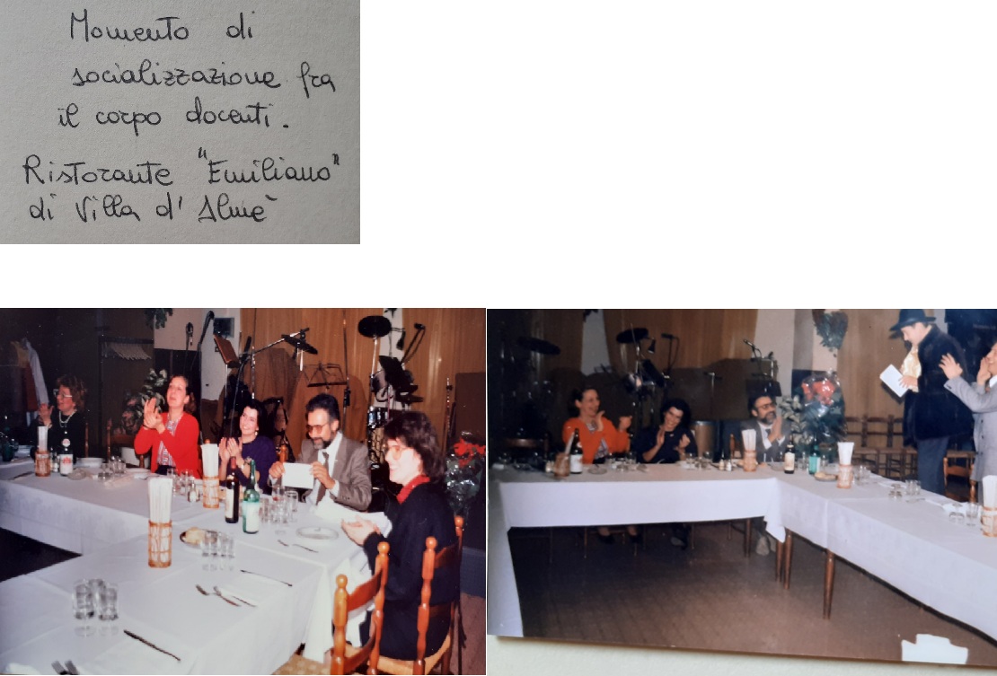 1985.12.00 Natale 1985 Momento Di Socializzazione Fra Il Corpo Docente