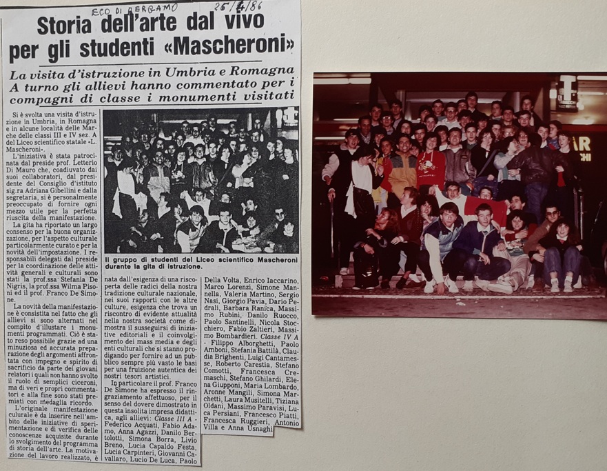 1986.04.25 Storia Dell Arte Dal Vivo 1 (articolo Di Giornale)