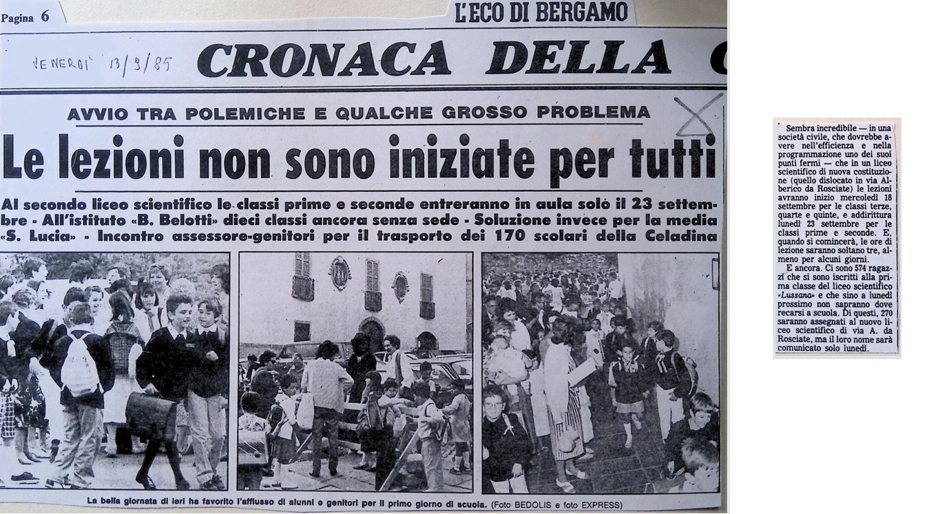 1986.09.13 Primi Giorni Di Scuola