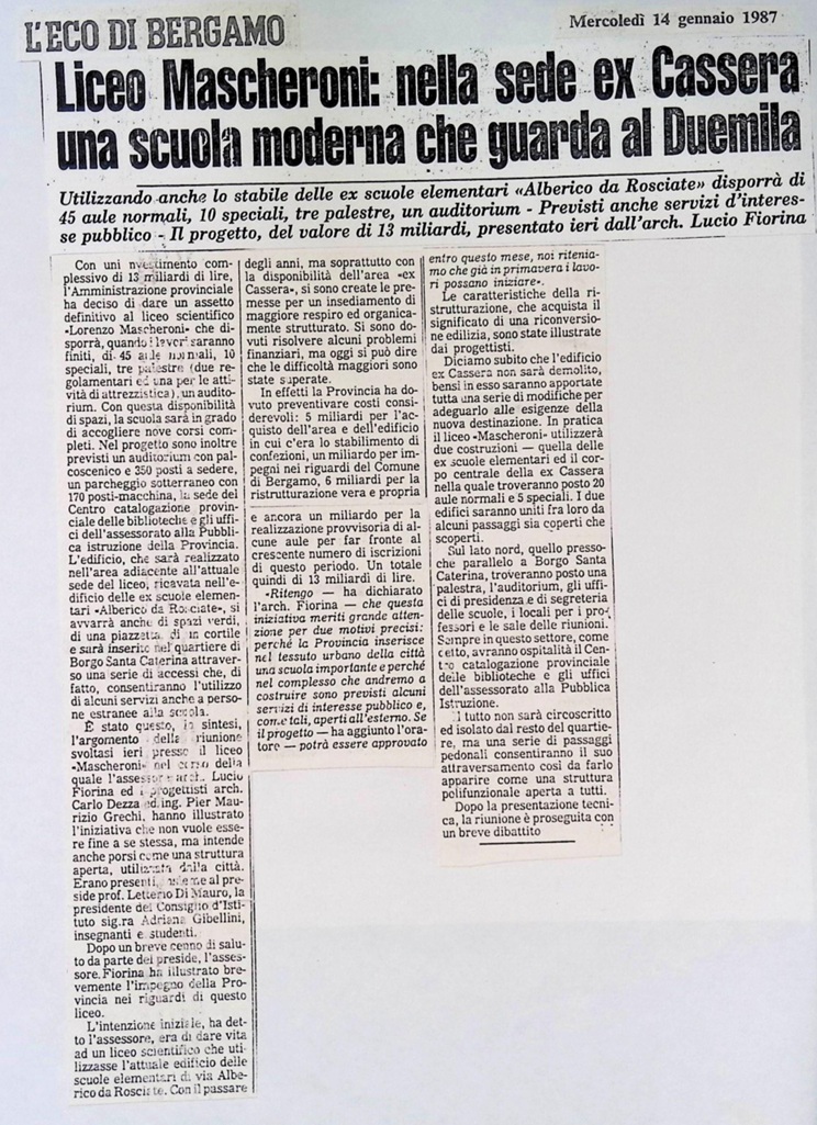 1987.01.14 Inizio Lavori Alla Cassera