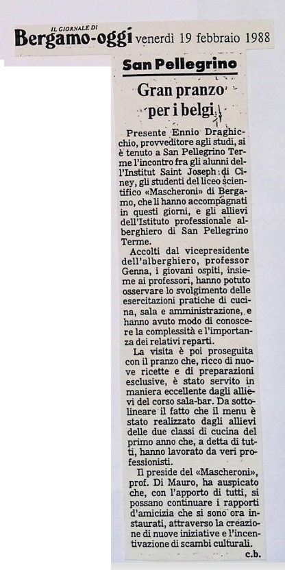 1988.02.19 San Pellegrino Gran Pranzo Per I Belgi