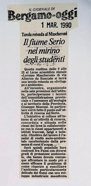 1990.03.01 Il Fiume Serio Nel Mirino Degli Studenti