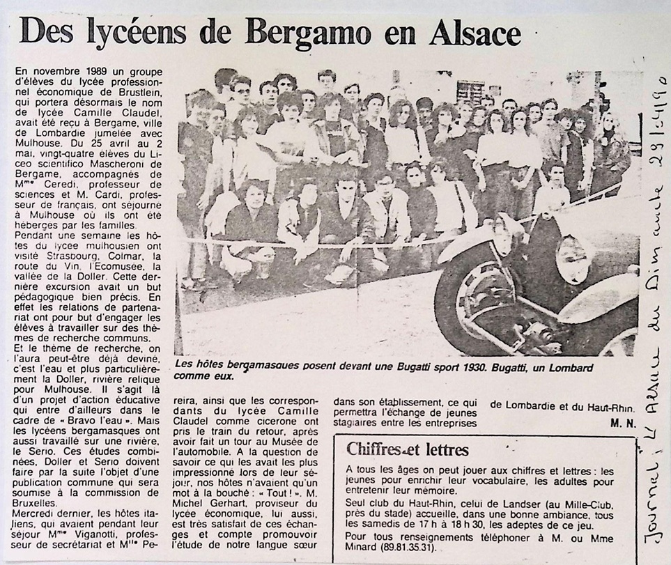 1990.04.1990 Gemellaggio Con L Alsazia