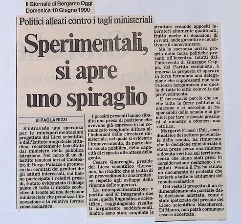 1990.06.10 Sperimentali, Si Apre Uno Spiraglio