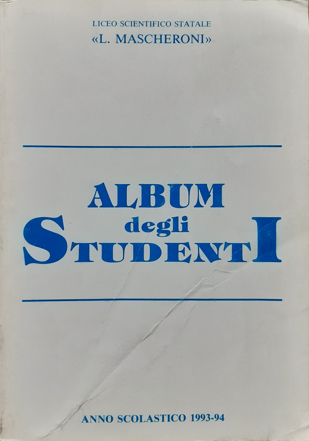 1993 1994 Copertina Album Degli Studenti