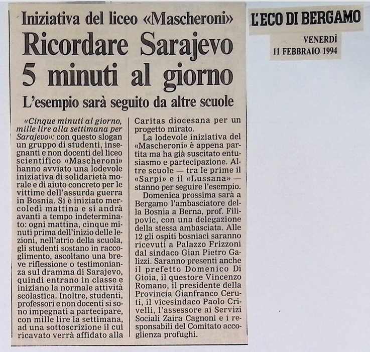 1994.02.11 Ricordare Sarajevo
