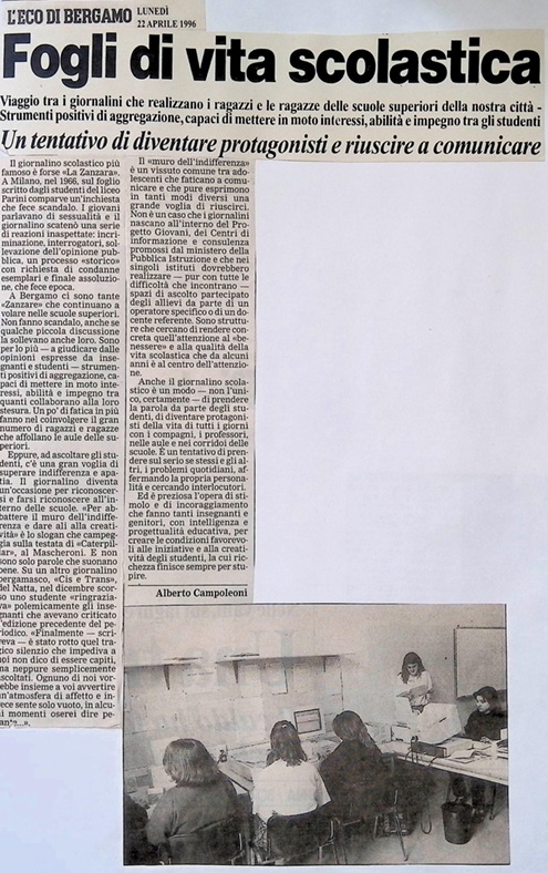 1996.04.22 Fogli Di Vitya Scolastica