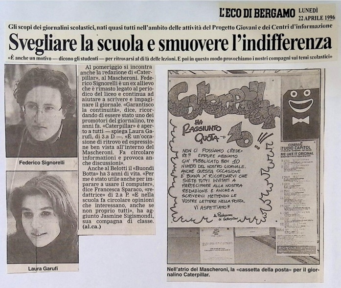 1996.04.22 Svegliare La Scuola E Smuovere L Indifferenza