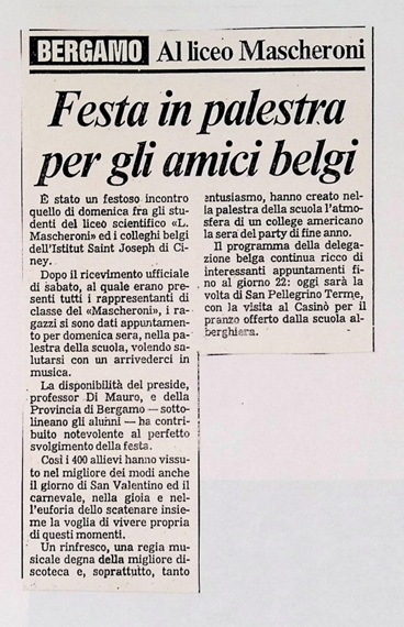 1997.02.14 Festa Ionm Palestra Per Gli Amici Belgi