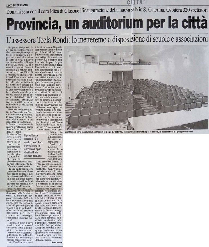 2002.01.25 Inaugurazione Auditorium