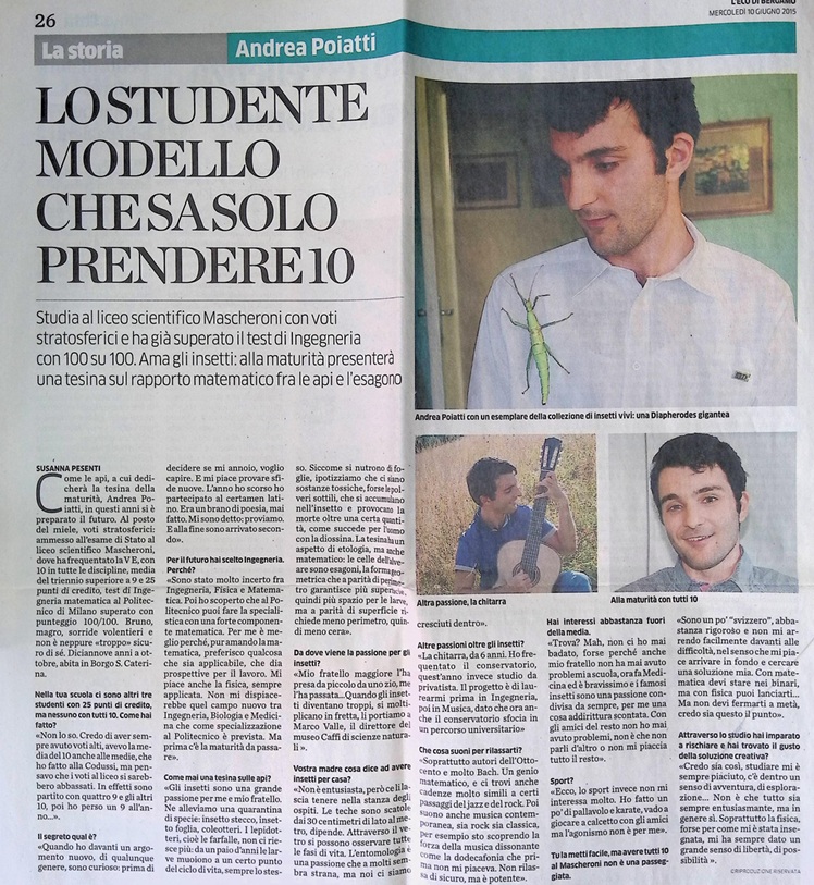 2015.06.10 Lo Studente Modello Che Sa Solo Prendere 10