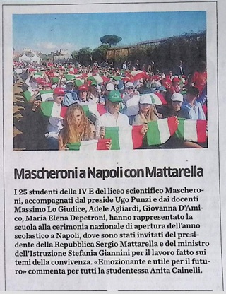 2015.09.29 Mascheroniani A Napoli Con Mattarella